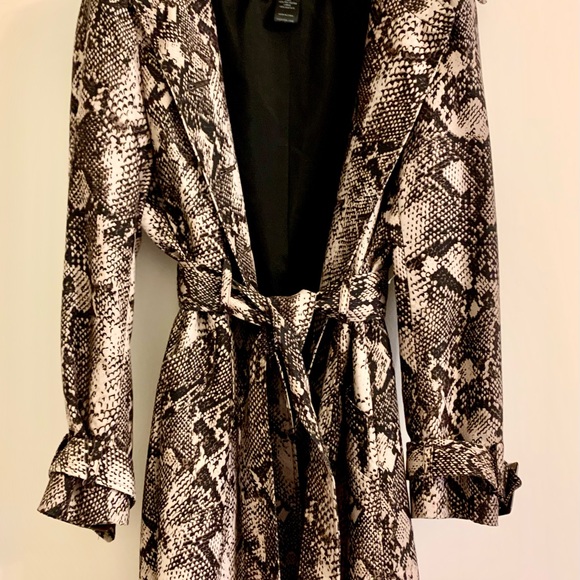 INC TRENCHCOAT phyton print - Picture 11 of 12